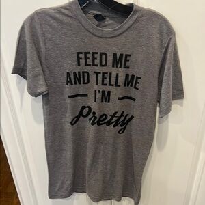 Tultex Gray Short Sleeve Tee-Never worn